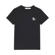 (W) Maison Kitsune Dressed Fox Patch Classic T-Shirt Black