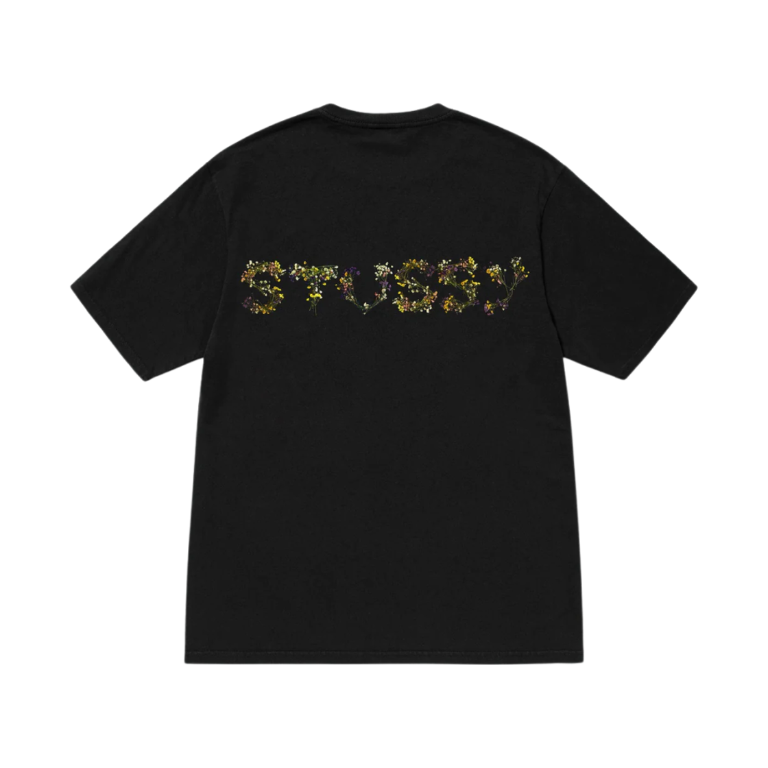 스투시 보케이 피그먼트 다이드 티셔츠 블랙