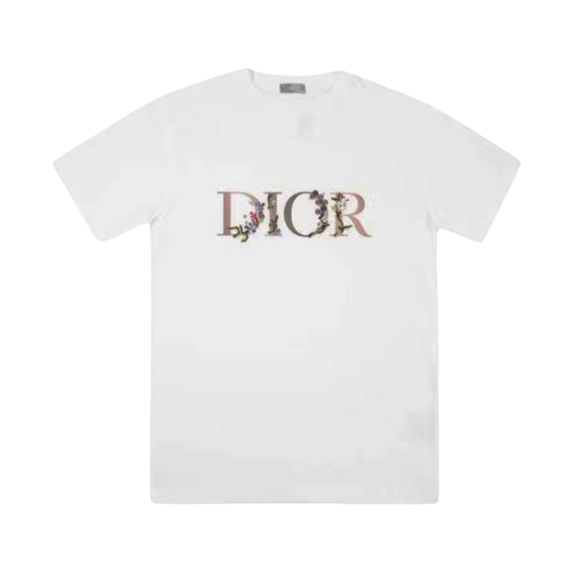 디올 오버사이즈 디올 플라워 티셔츠 화이트(Dior Oversized Dior Flowers T-Shirt White) - 1
