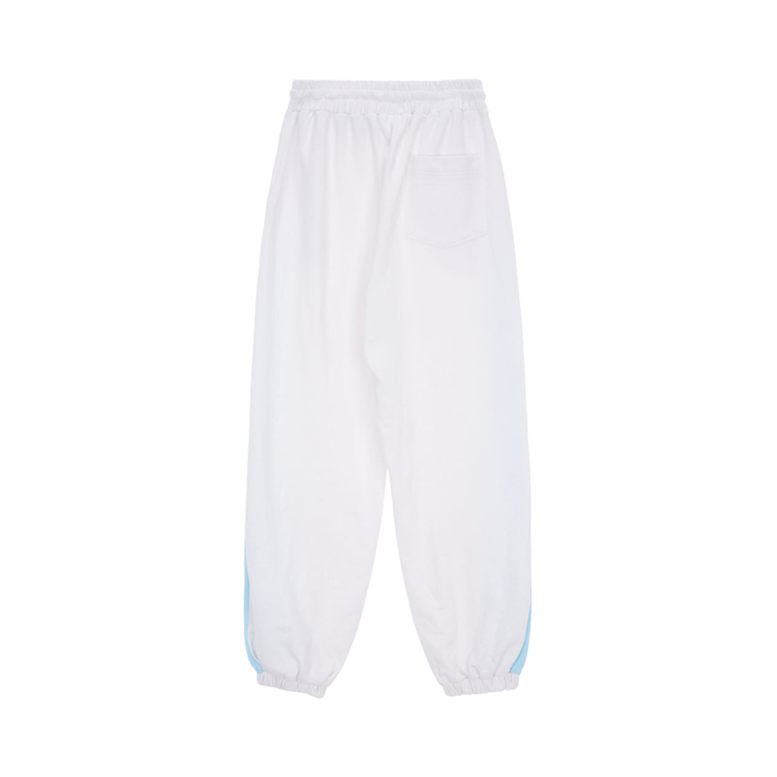 (W) 마뗑킴 컬러 콜라주 조거 팬츠 화이트((W) Matin Kim Color Collage Jogger Pants White) - 1