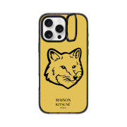 Casetify x Maison Kitsune iPhone Bold Fox Head Tournesol Magsafe Impact Ring Stand Case Black