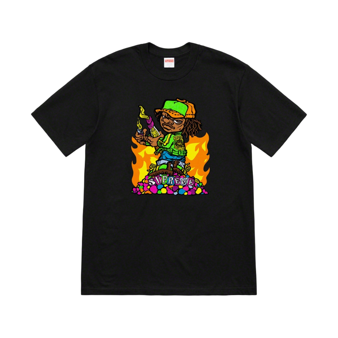 - Supreme Molotov Kid T-Shirt Black - 19SS