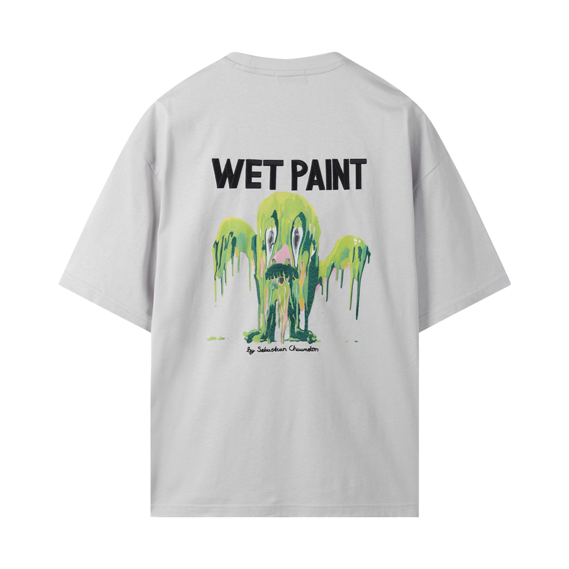 CWTAM25487GYX Customellow Graphic T Shirt Gray