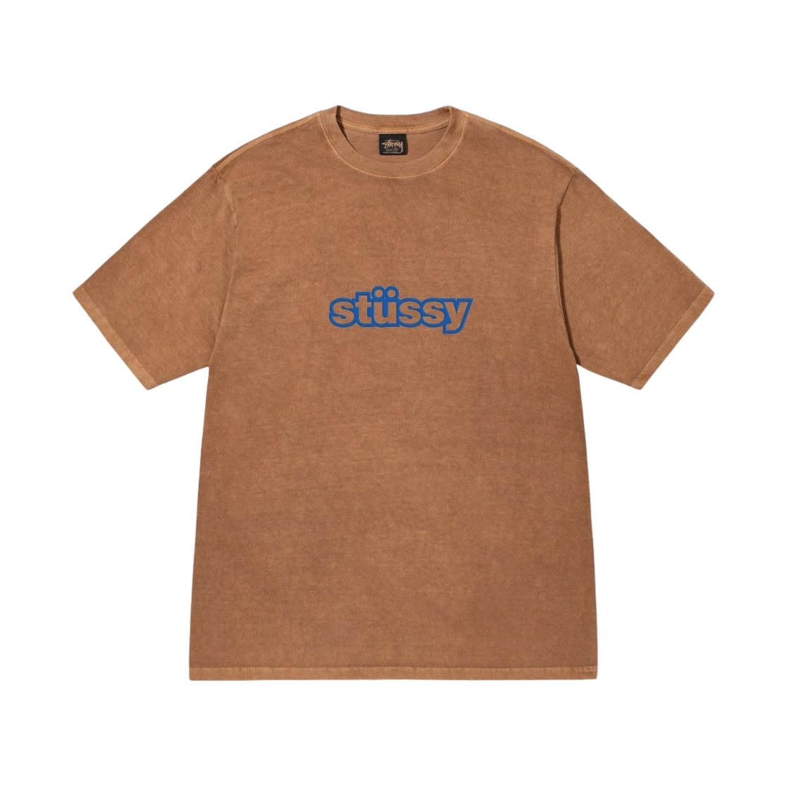 스투시 식 피그먼트 다이드 티셔츠 아몬드(Stussy Thick Pigment Dyed T-Shirt Almond) - 1