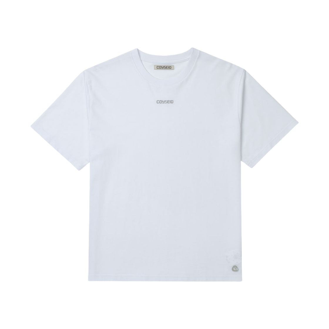 코이세이오 미니 로고 레귤러 티셔츠 화이트(Coyseio Mini Logo Regular T-Shirt White)