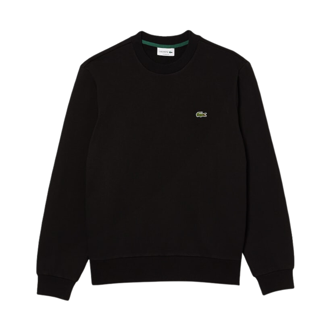 라코스테 베이직 크루넥 스웨트셔츠 블랙(Lacoste Basic Crewneck Sweatshirt Black) - 1
