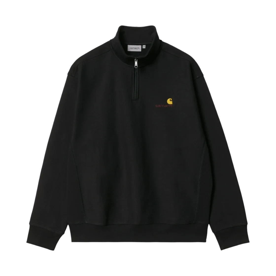 Carhartt WIP Carhartt WIP Half Zip American Script Sweatshirt Black · L