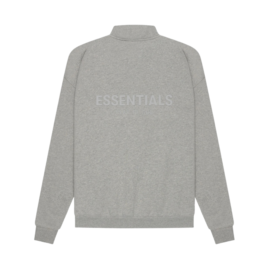 에센셜 모크넥 하프집 헤더 오트밀 - 21SS(Essentials Mockneck Half-Zip Heather Oatmeal - 21SS) - 2