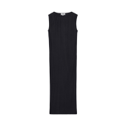 (W) COS Sleeveless Pleated Maxi Dress Dark Navy