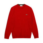 Lacoste Basic Crewneck Pullover Red