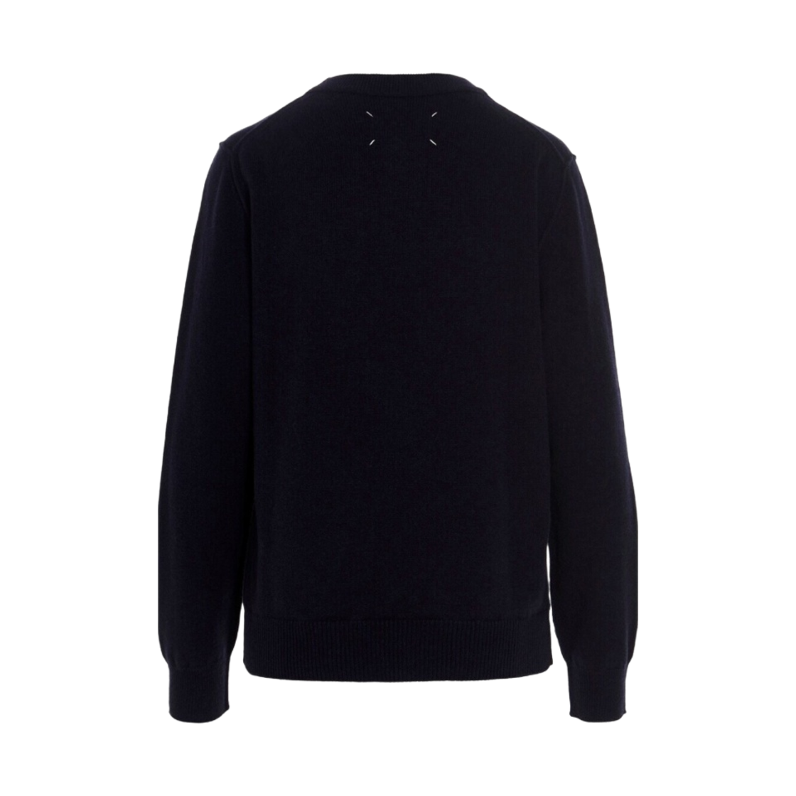 (W) 메종 마르지엘라 캐시미어 스웨터 네이비((W) Maison Margiela Cashmere Sweater Navy) - 2