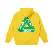 Palace Tri-Chenille Hood Yellow - 21FW