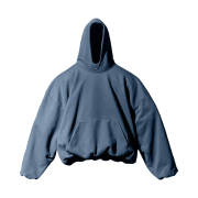 Yeezy Gap Engineered By Balenciaga Logo Hoodie Dark Blue