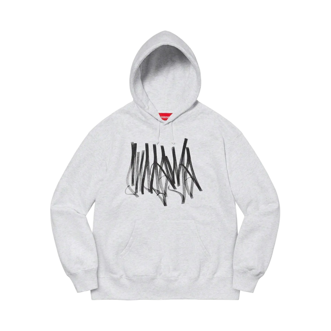 슈프림 태그 후드 스웨트셔츠 애쉬 그레이 - 22FW(Supreme Tag Hooded Sweatshirt Ash Grey - 22FW) - 1