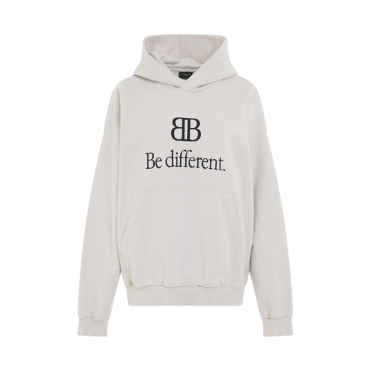 Balenciaga Be Different Hoodie Ivory