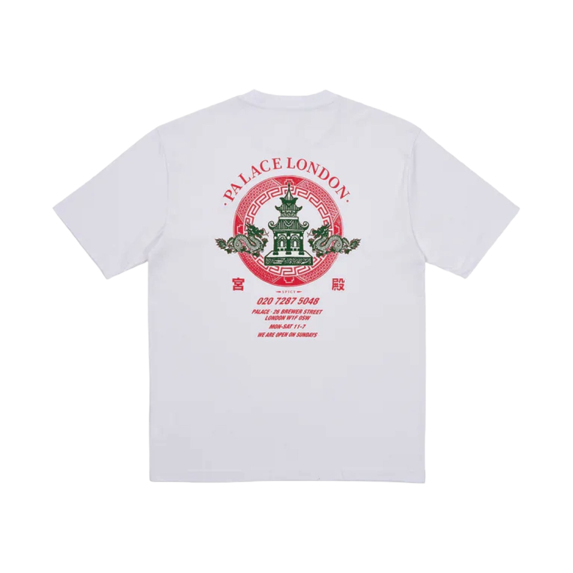 팔라스 포추네이트 티셔츠 화이트 - 23SS(Palace Fortunate T-Shirt White - 23SS) - 1