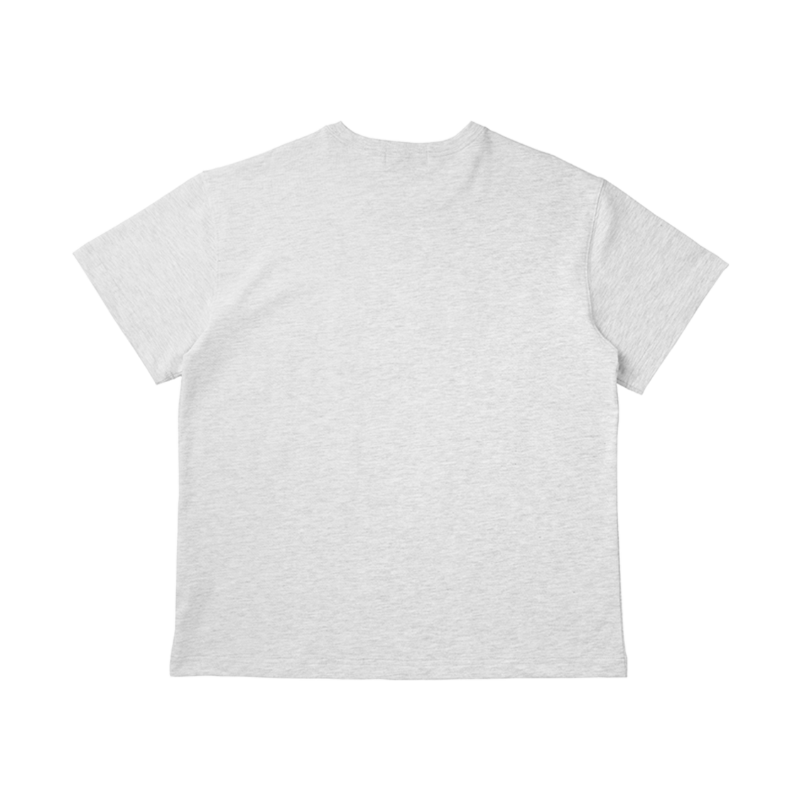 이미스 체인 스티치 티셔츠 멜란지 그레이(Emis Chain Stitch T-Shirt Melange Gray) - 2