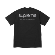 Supreme NYC T-Shirt Black - 23FW