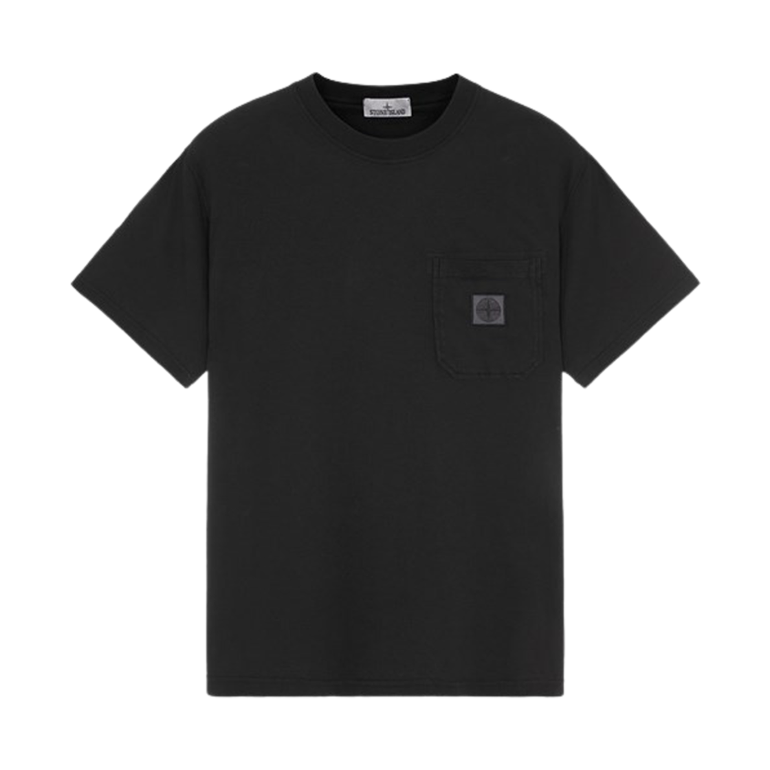 스톤 아일랜드 21957 피사토 트리트먼트 숏슬리브 오가닉 코튼 티셔츠 블랙 - 24SS(Stone Island 21957 Fissato Treatment Short Sleeve Organic Cotton T-Shirt Black - 24SS)
