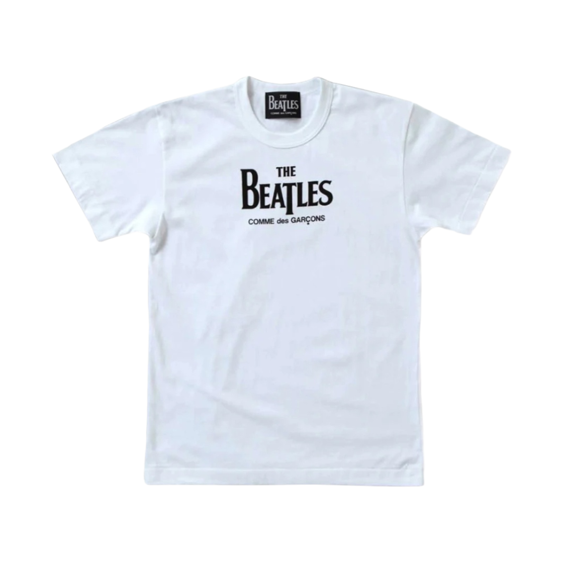 꼼데가르송 x 비틀즈 로고 티셔츠 화이트(Comme des Garcons x The Beatles Logo T-Shirt White)