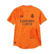 Y-3 x Real Madrid 2023/24 4th Authentic Jersey Orange (Non Marking Ver.) - US Sizing