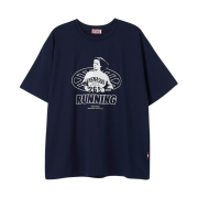 Menasoo Dry Air Run People Overfit Tee Navy
