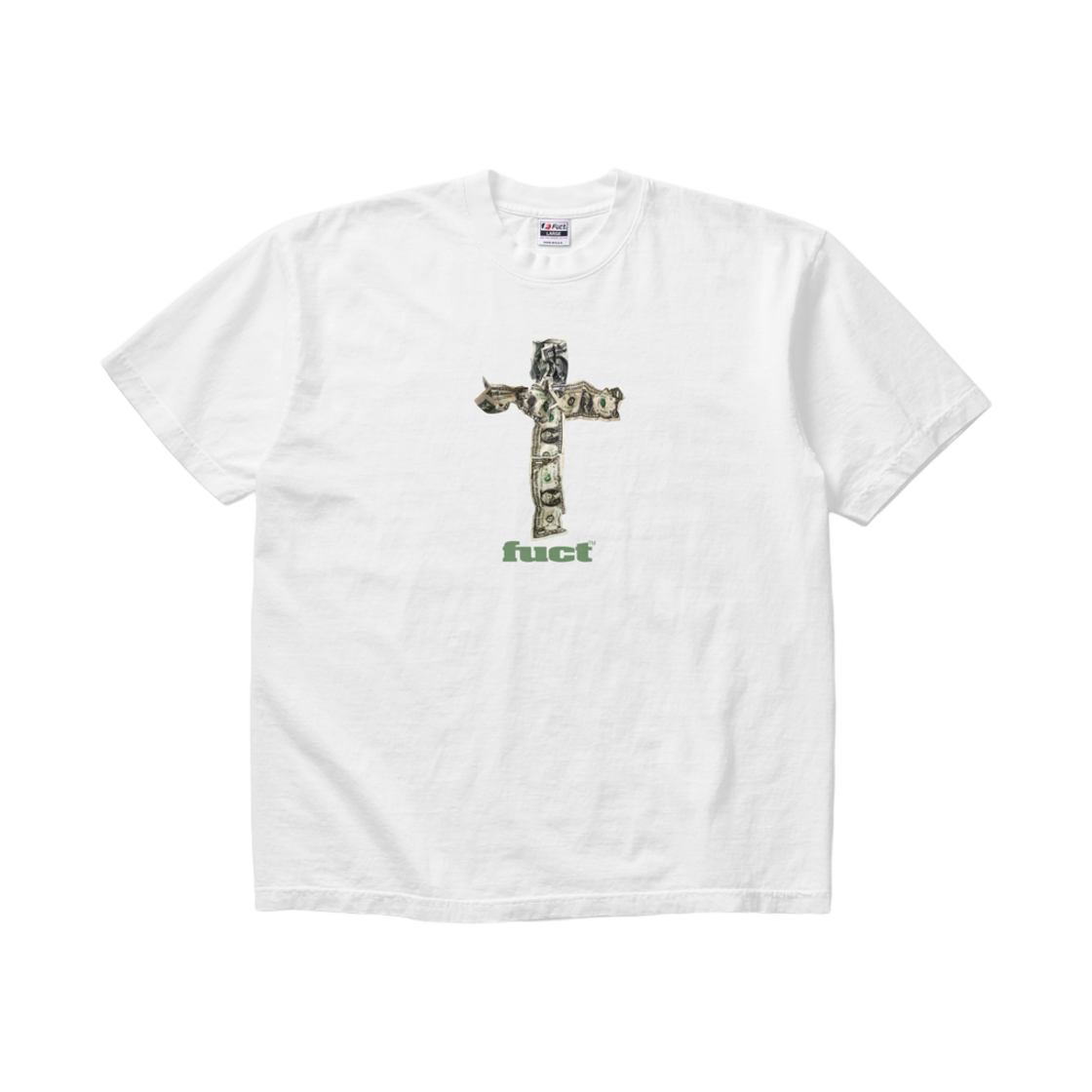 퍽트 캐쉬 크로스 티셔츠 화이트 - 24SS(Fuct Ca$h Cross T-Shirt White - 24SS)