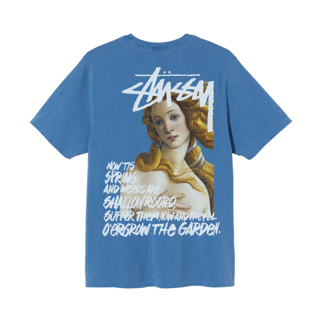 스투시 스프링 위즈 티셔츠 블루(Stussy Spring Weeds T-Shirt Blue) - 1