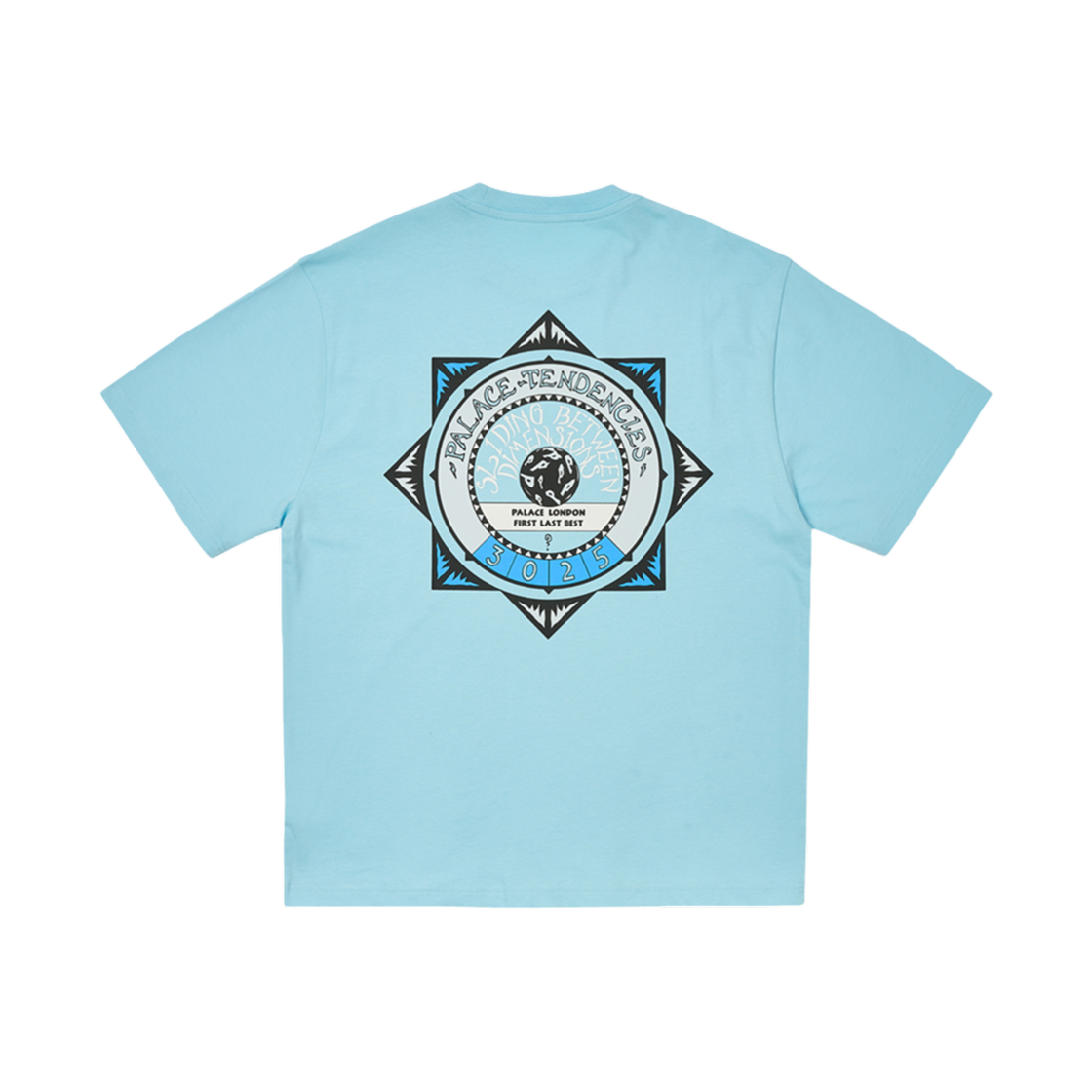 - Palace Tendencies T-Shirt Skyline Blue - 25SS