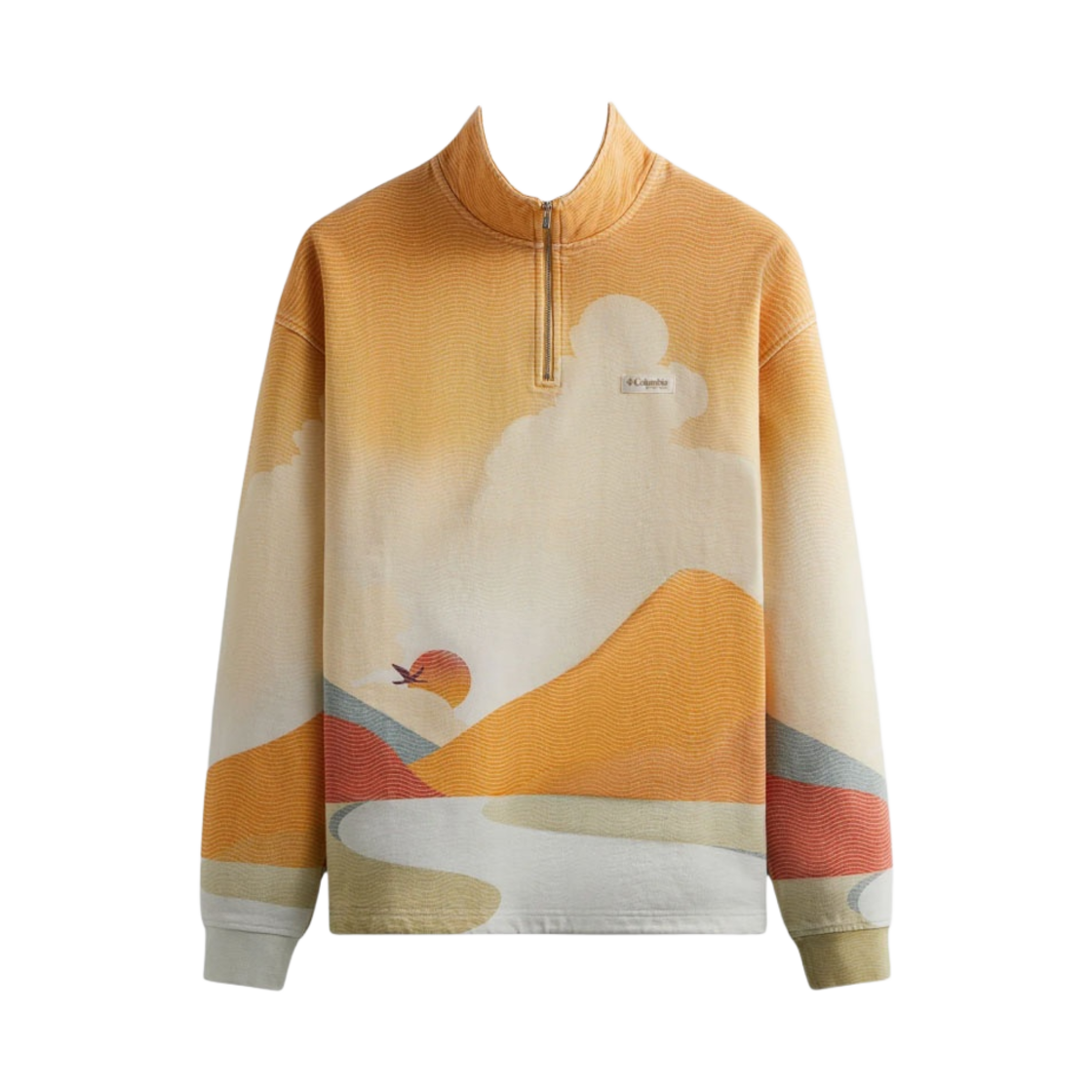 키스 x 콜롬비아 PFG 쿼터 집 롱슬리브 티셔츠 아우라(Kith x Columbia PFG Quarter Zip Long Sleeve T-Shirt Aura) - 1