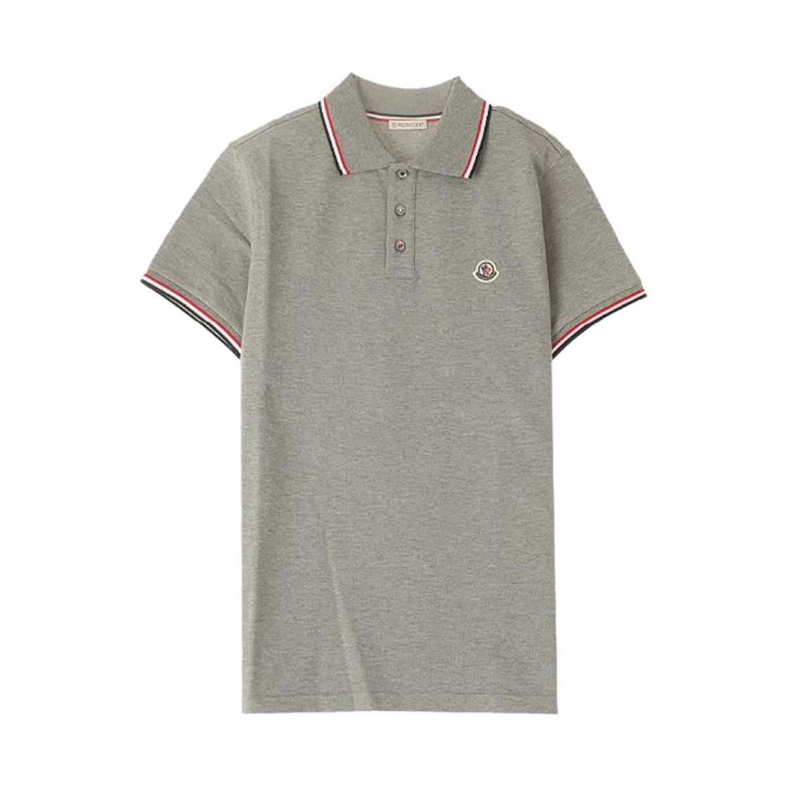 몽클레르 로고 폴로 셔츠 미디움 그레이 - 20FW(Moncler Logo Polo Shirt Medium Grey - 20FW) - 1