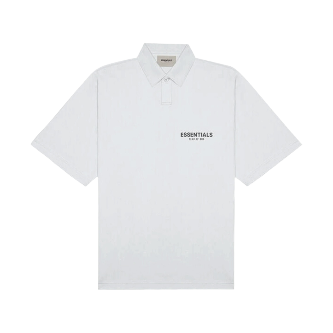 에센셜 숏슬리브 박시 폴로 화이트 - 20SS