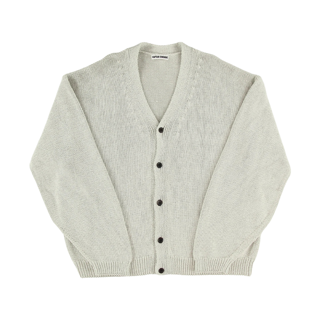 캡틴 선샤인 코튼 와시 핸드 프레임 가디건 위스퍼 그린(Kaptain Sunshine Cotton Washi Hand Frame Cardigan Whisper Green)