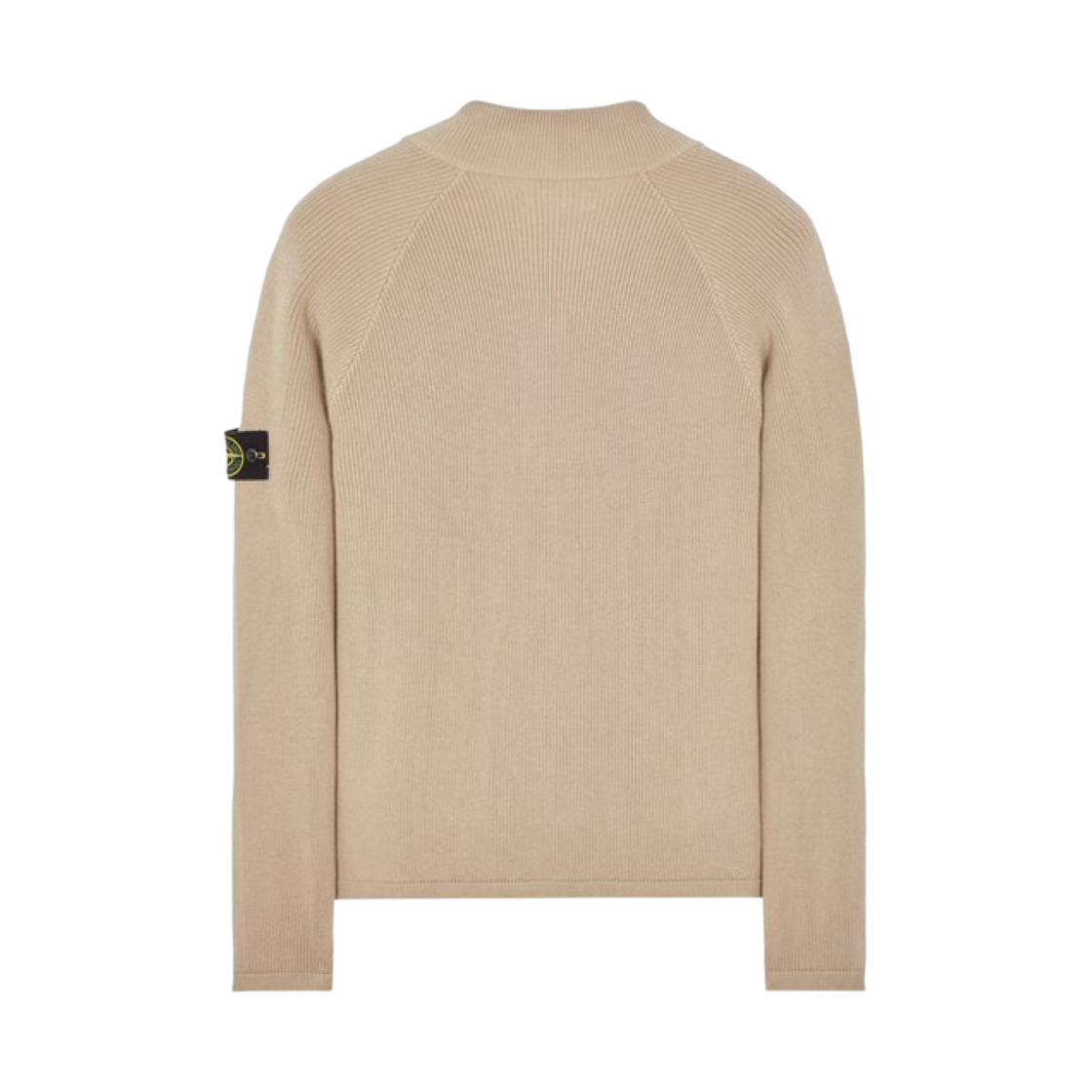 스톤 아일랜드 526D8 립드 소프트 코튼 가디건 니트 도브 그레이 - 23SS(Stone Island 526D8 Ribbed Soft Cotton Cardigan Knit Dove Grey - 23SS) - 2