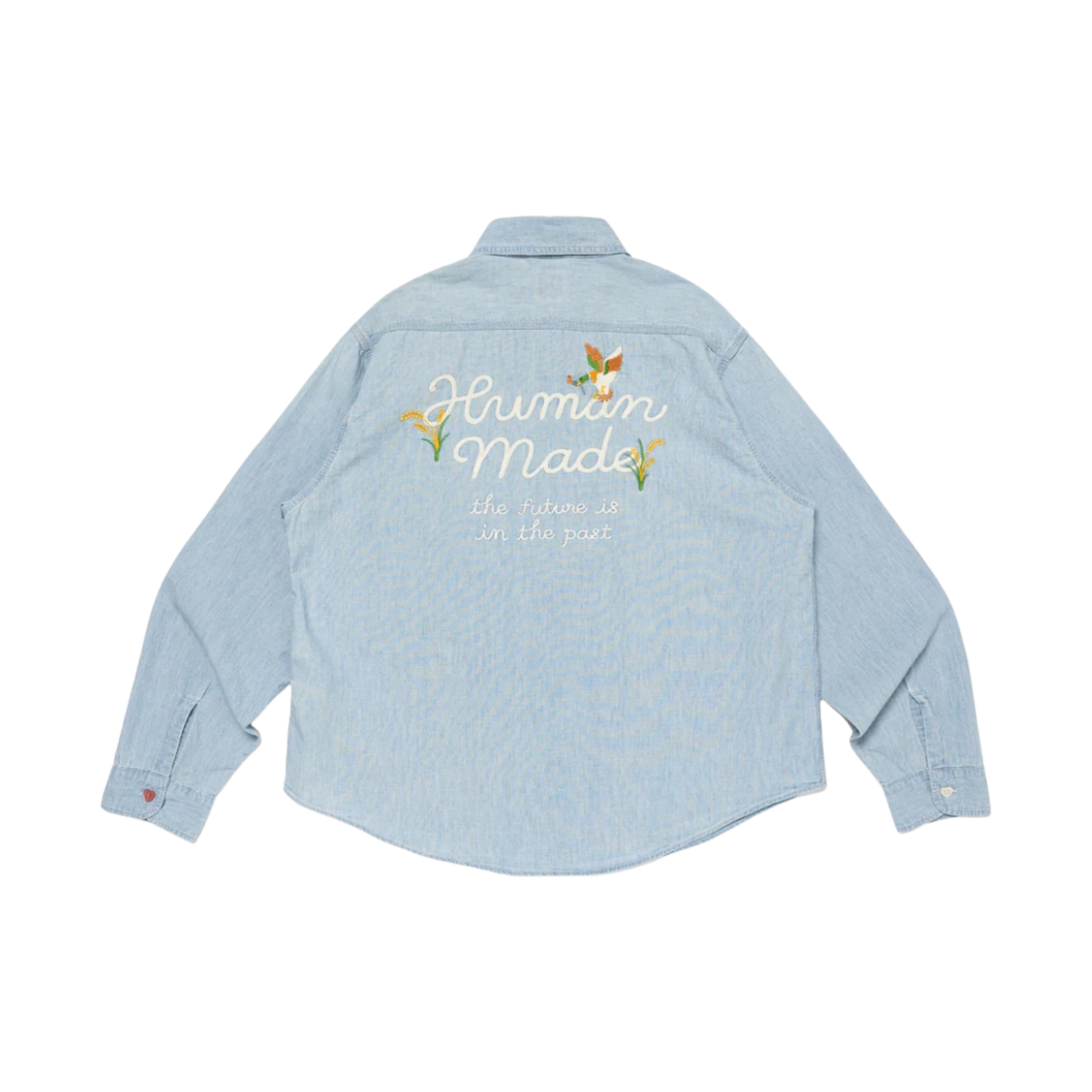 휴먼 메이드 샴브레이 워크 셔츠 인디고(Human Made Chambray Work Shirt Indigo) - 2