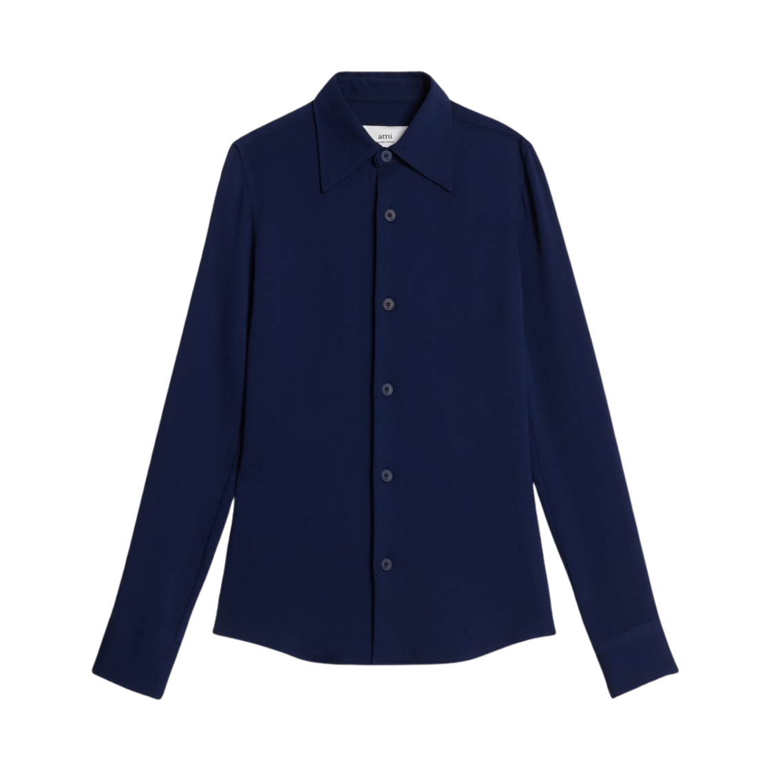 FSH403-VI0004-491 (W) AMI Fitted Shirt Nautic Blue