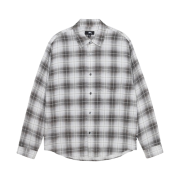 Stussy Large Printed Plaid Matthew Shirt Brown
