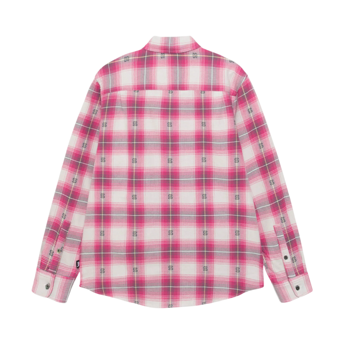 스투시 모티프 플레이드 셔츠 핑크(Stussy Motif Plaid Shirt Pink) - 2