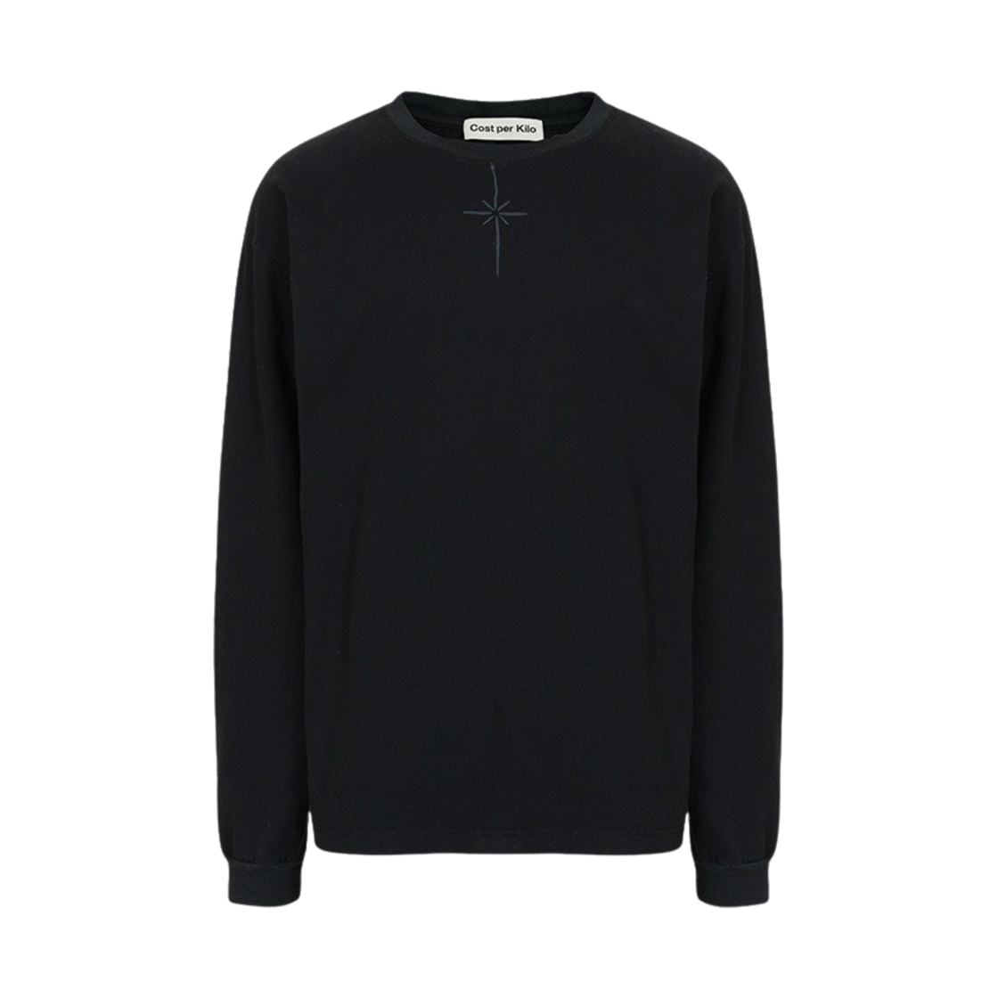 코스트퍼킬로 그래픽 롱슬리브 티셔츠 블랙