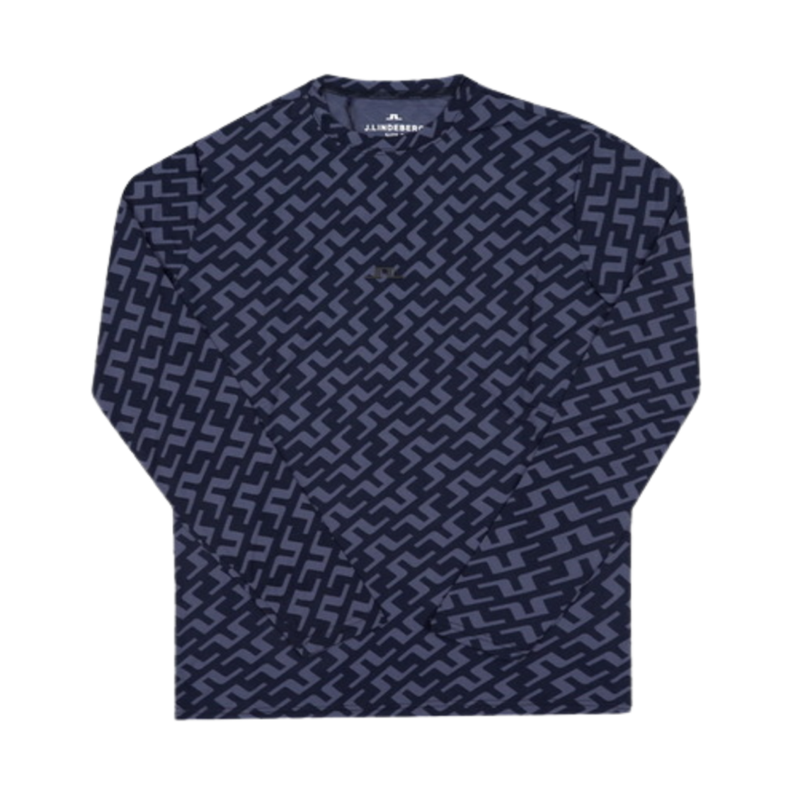 제이린드버그 프린티드 토르 롱슬리브 바이아스 브릿지 네이비(J.Lindeberg Printed Thor Long Sleeve Bias Bridge Navy)