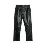 Our Legacy Formal Moto Cut Cageian Fake Leather Black