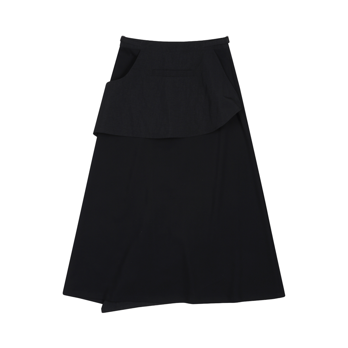 S25SS3001BK SEEN Nylon Paneled Shape Skirt Black