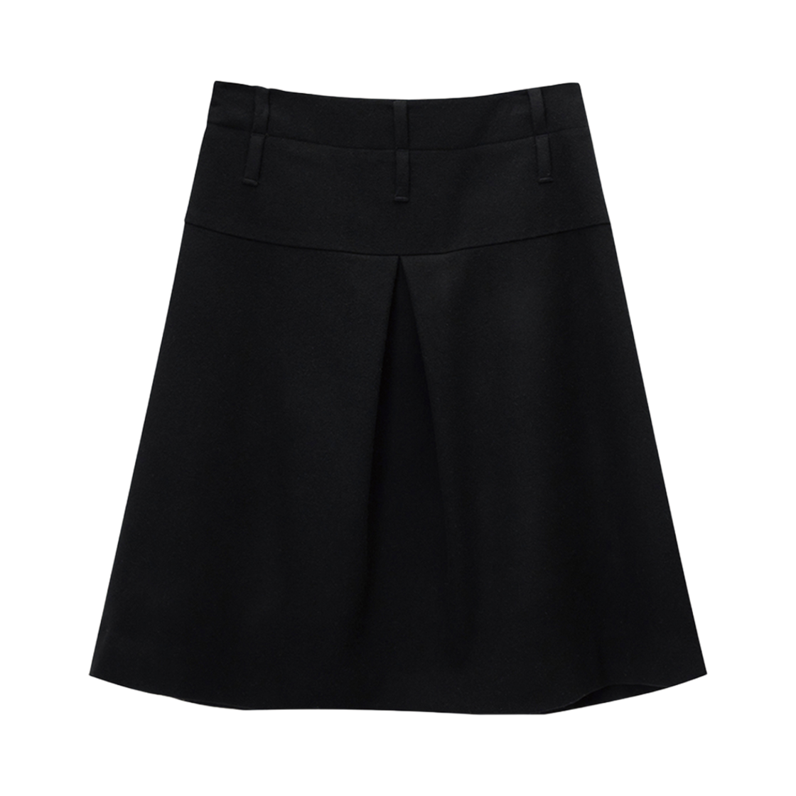 에스티유 우먼스 울 턱 스커트 블랙(STU Women's Wool Tuck Skirt Black)
