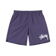 Stussy Big Stock Water Shorts Purple