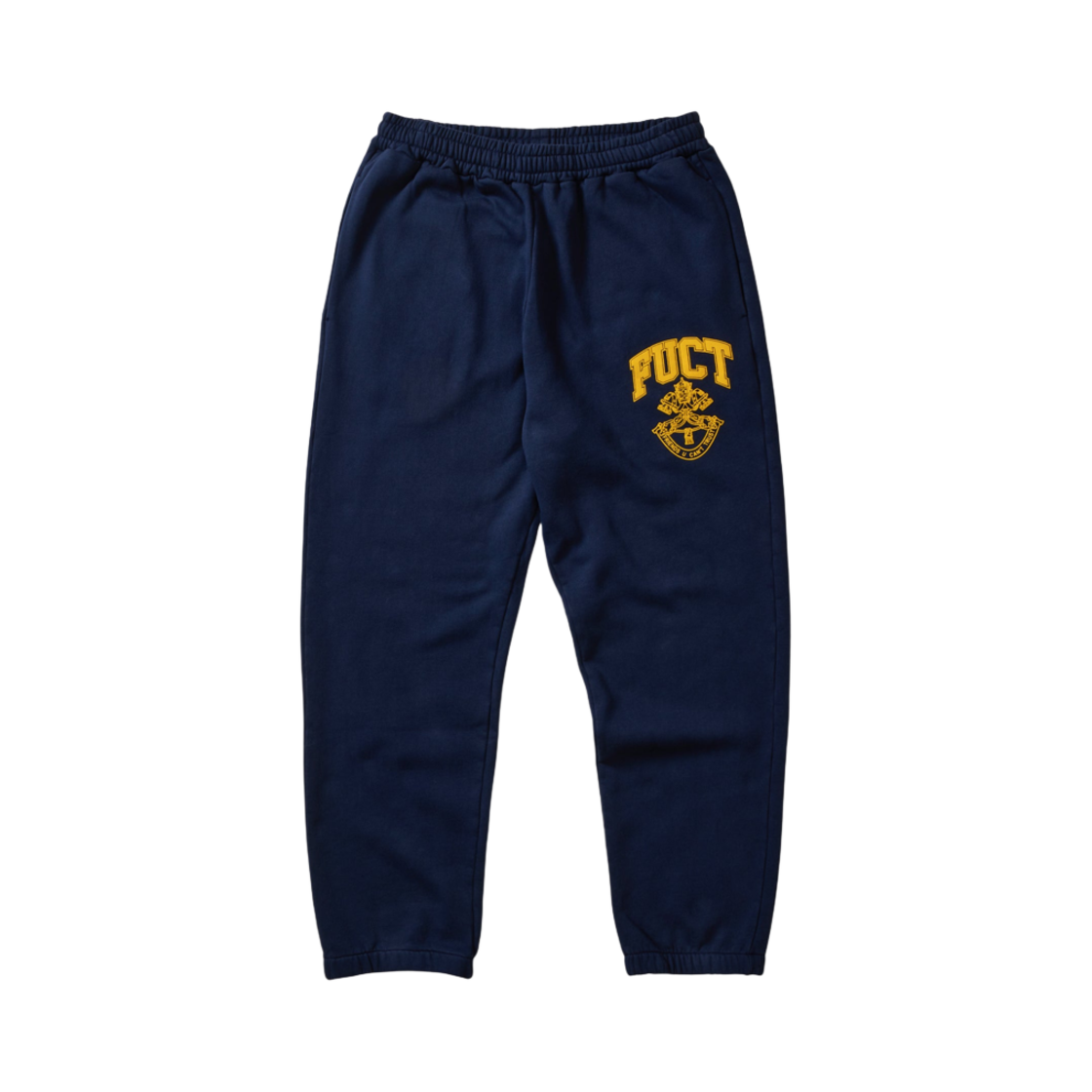 퍽트 바티칸 시티 크레스트 스웨트팬츠 네이비 - 24SS(Fuct Vatican City Crest Sweatpants Navy - 24SS)