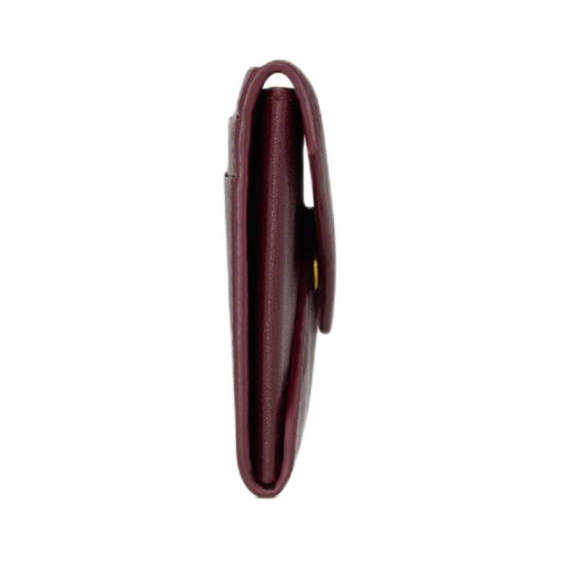 생로랑 레터 월렛 레더 핫 와인(Saint Laurent Letter Wallet in Leather Hot Wine) - 3