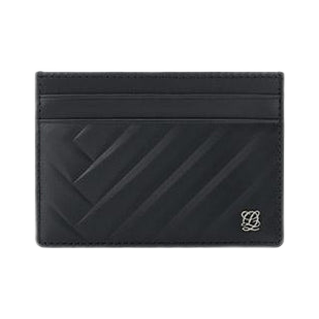 루이까또즈 L 퀼팅 레더 카드 지갑 블랙(Louis Quatorze L-Quilting Leather Card Wallet Black)