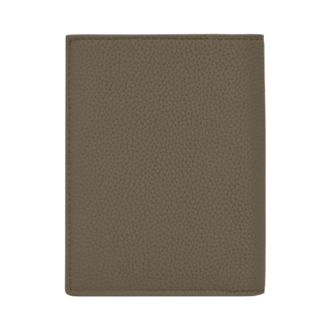 생로랑 그레인드 레더 타이니 카산드라 크레딧 카드 지갑 다크 카키(Saint Laurent Tiny Cassandre Credit Card Wallet In Grained Leather Dark Khaki) - 3