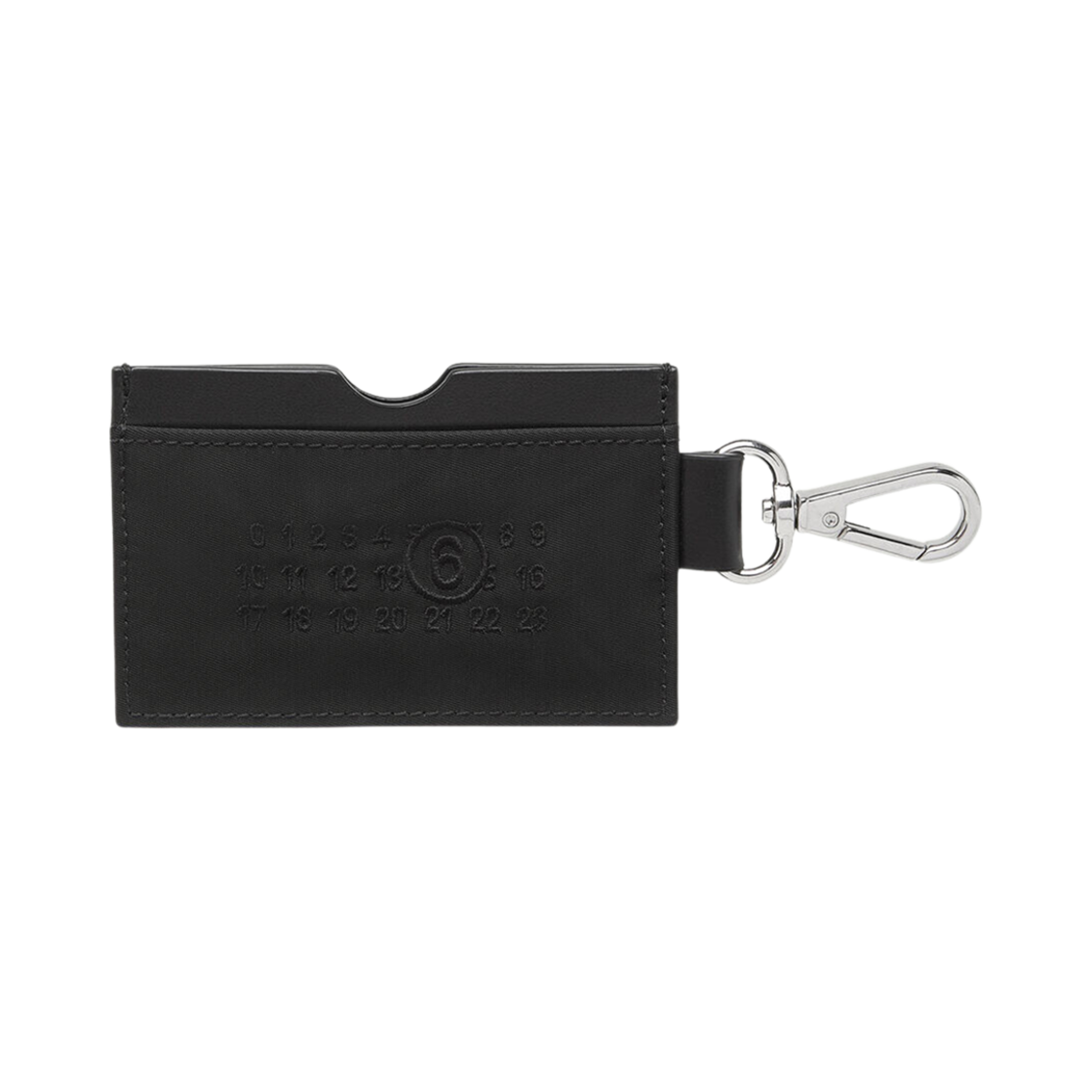 SA5UI0019P6994T8013 MM6 Maison Margiela Numeric Card Holder Black