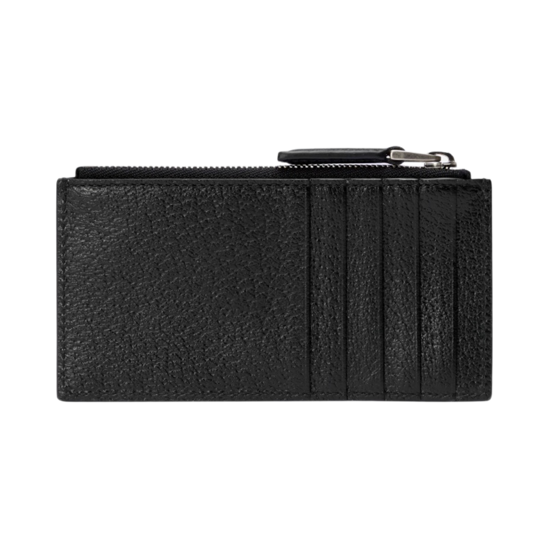 구찌 GG 마몽 집 카드 케이스 블랙 레더(Gucci GG Marmont Zip Card Case Black Leather) - 3
